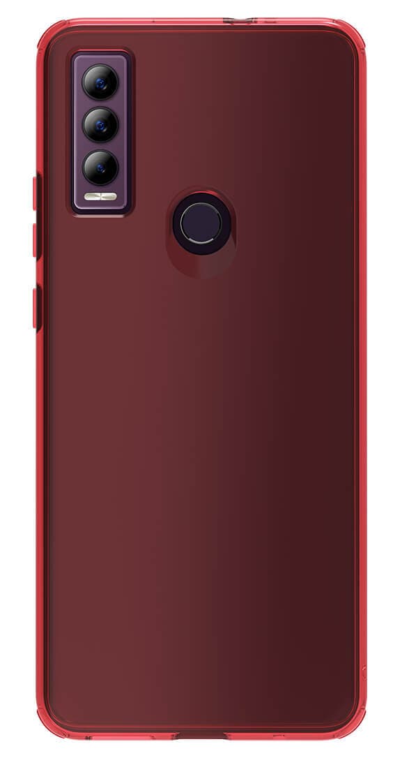 Quikcell ICON TINT Transparent Protective Case - Cricket Ovation 3 - Coral