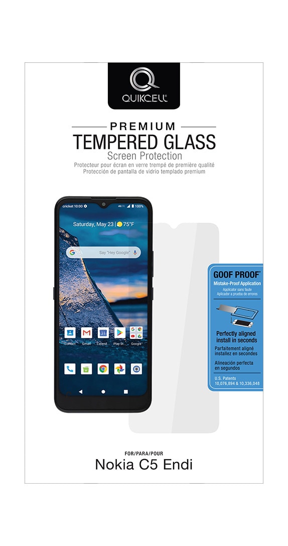 QuikCell Tempered Glass for Nokia C5 Endi